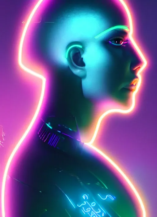 Image similar to an extremely beautiful ginger female humanoid with freckled cheeks, cyber neon lighting, by loish, d & d, fantasy, futurism, cyberpunk fashion clothes, elegant profile posing, perfect anatomy, hyper photorealistic, digital photography, artstation, pinterest, concept art, art by pascal blanche and greg rutkowski,