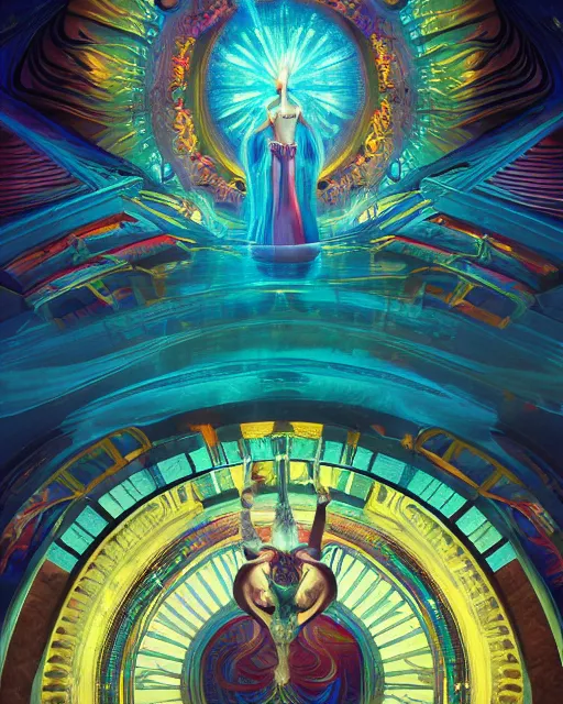 Prompt: a cirque du soleil in a morning dreamland, coherent design, symmetrical, vivid color, complementary color, golden ratio, detailed, sharp lines, intricate, rainbowshift, by james gurney, by brian froud, by peter mohrbacher, by alphonse mucha, by maxfield parrish, by karol bak, deviantart, octane render