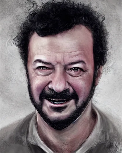 Image similar to matteo salvini as a fairy, hyper realistic face, beautiful eyes, fantasy art, in the style of greg rutkowski, intricate, hyper detailed, smooth
