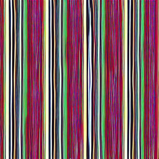 Image similar to Illustration. a series of vertical stripes in different colors. by Alan Moore distorted