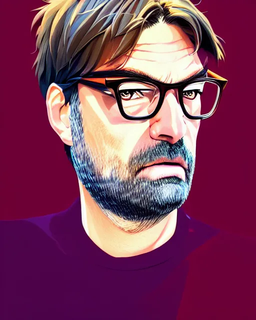 Prompt: jurgen klopp, pixel art portrait shinkai makoto studio ghibli studio key hideaki anno sakimichan stanley artgerm lau rossdraws james jean marc simonetti elegant highly detailed digital painting artstation pixiv