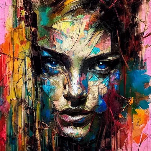 Image similar to masterpiece beautiful portrait by hopare