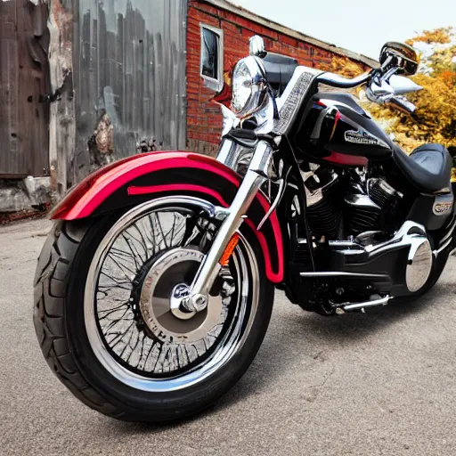 Image similar to a harley davidson car