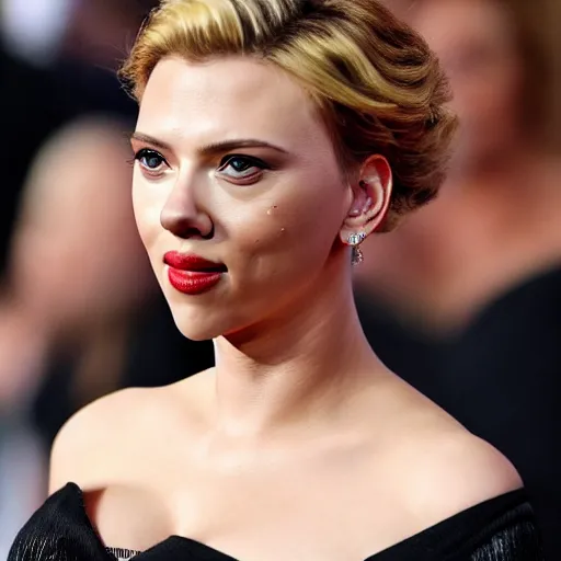 Image similar to Scarlett Johansson, Creazione di Adamo style