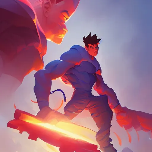 Image similar to hero world reboot 1 9 9 4, behance hd by jesper ejsing, by rhads, makoto shinkai and lois van baarle, ilya kuvshinov, rossdraws global illumination