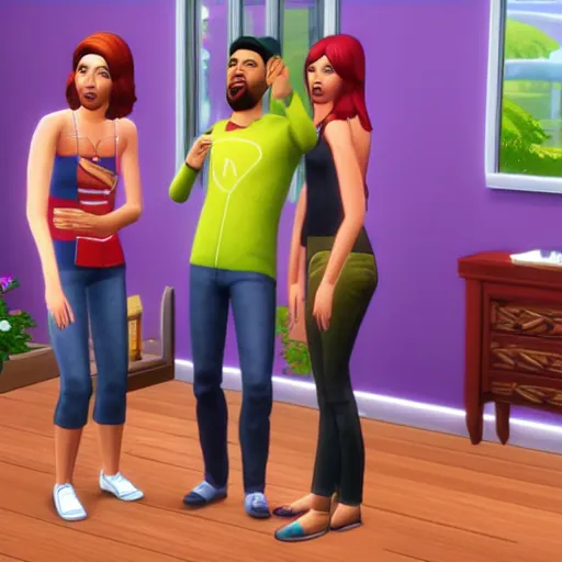 Prompt: the sims 5