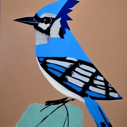 Image similar to bluejay playing a guitar