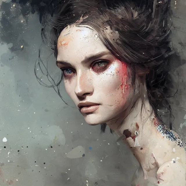 Image similar to beauty girl, hyper detailed, insane details, intricate, elite, elegant, luxury, by ismail inceoglu dragan bibin hans thoma greg rutkowski alexandros pyromallis rene maritte illustrated, perfect face, fine details, realistic shaded, fine - face, pretty face