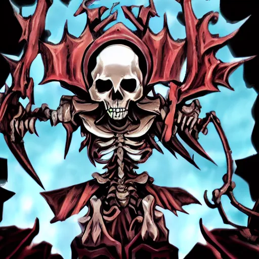 Image similar to Overlord Skeleton Necromage from the anime Overlord