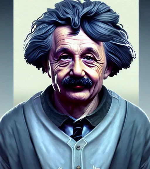 Prompt: Highly detailed portrait Einstein in GTA V, Stephen Bliss, unreal engine, fantasy art by Greg Rutkowski, Loish, Rhads, ferdinand knab, Makoto Shinkai and Lois van baarle, ilya kuvshinov, rossdraws, Tom Bagshaw, global illumination, radiant light, detailed and intricate environment