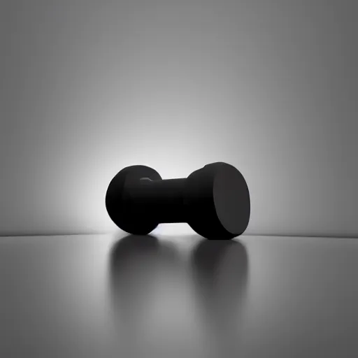 Prompt: a black abstract 3D object out of pipes on a white background dripping on the floor by David McLeod, Blender Render, Transparent, Holographic