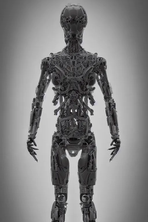 Image similar to symmetry!! full body female human anatomy concept, greeble panels, gun metal grey, cyborg limbs, tentacles, digital art, in the style of ben lol, brian sum, ramil sunga, herbert lowis, furio tedesschi, christopher cao, artstation, pinterest, deviantart, photoshop, octane render, unreal engine