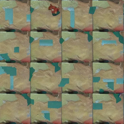 Prompt: banjo-kazooie styled video game texture, of a tileable stone texture