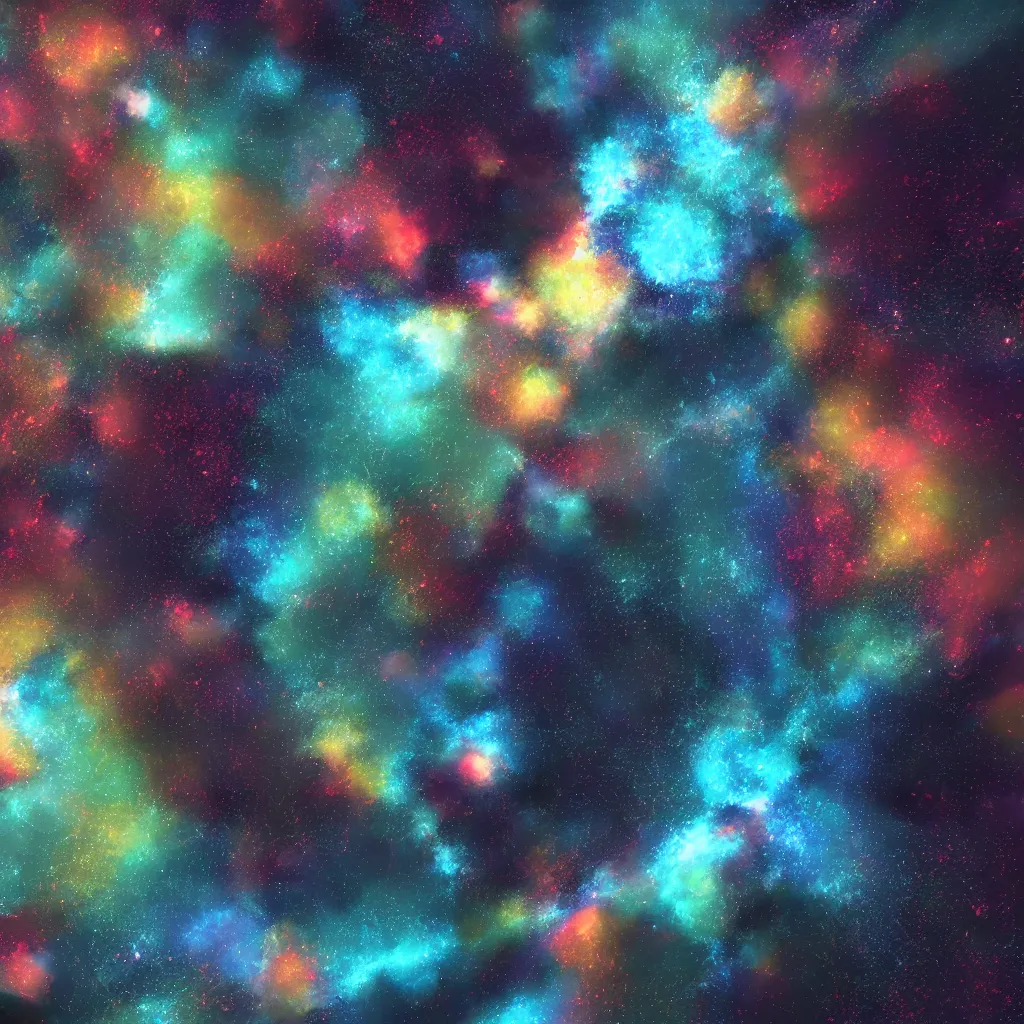 Prompt: an abstract painting showing the geometry of the universe, 3d rendered in octane