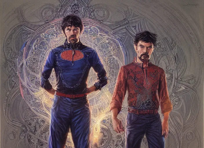 Image similar to a highly detailed mystical portrait of stephen strange, james gurney, james jean