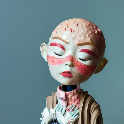 Image similar to a contemporary ceramic sculpture by hikari shimoda