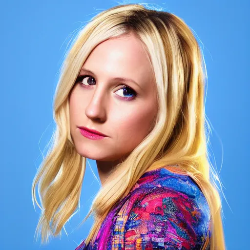 Prompt: beautiful highly detailed colorful artistic photograph portrait of veronica mars, 8k