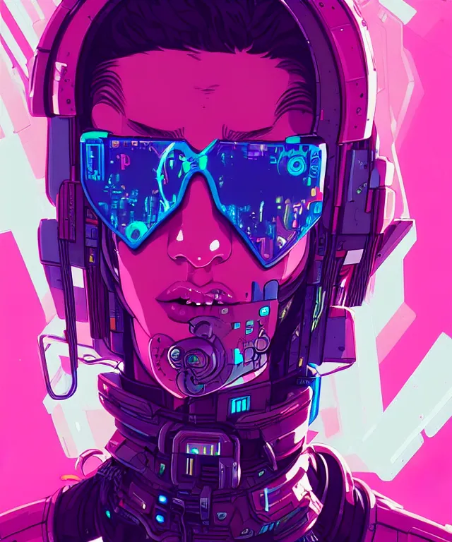 Prompt: a portrait of a cyberpunk raver, cyberpunk!, fantasy, elegant, digital painting, artstation, concept art, matte, sharp focus, illustration, art by josan gonzalez