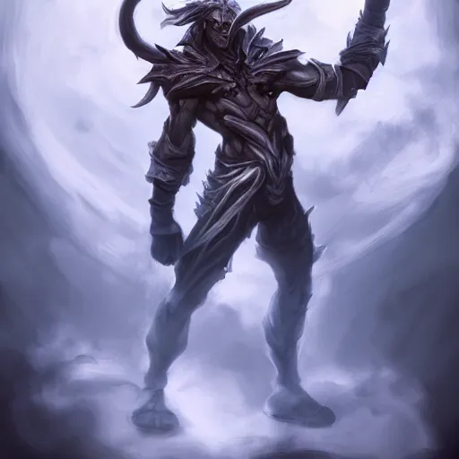 Prompt: male demonic cloud dancer, Artstation