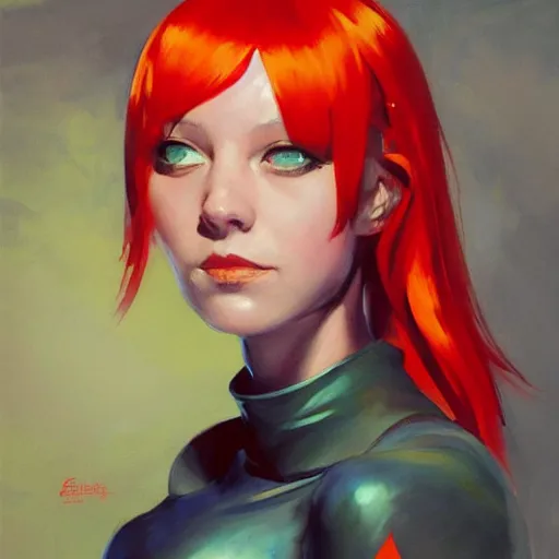 Prompt: greg manchess portrait painting of leeloo from the 5 th element as overwatch character, medium shot, asymmetrical, profile picture, organic painting, sunny day, matte painting, bold shapes, hard edges, street art, trending on artstation, by huang guangjian, gil elvgren, ruan jia, randy vargas, greg rutkowski