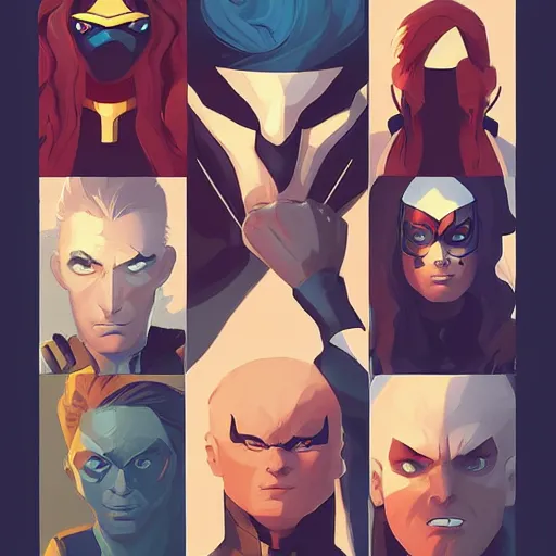 Image similar to face icon stylized minimalist x - men, loftis, cory behance hd by jesper ejsing, by rhads, makoto shinkai and lois van baarle, ilya kuvshinov, rossdraws global illumination