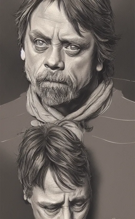 Prompt: mark hamill, traditional corsican, intricate, highly detailed, artstation, illustration, jurgens, rutkowski, bouguereau