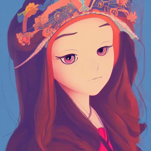 Image similar to a beautiful female princess disney styled character, ultra detailed, sunrise, portrait, coherent, symmetry, trending on artstation, by studio ghibli