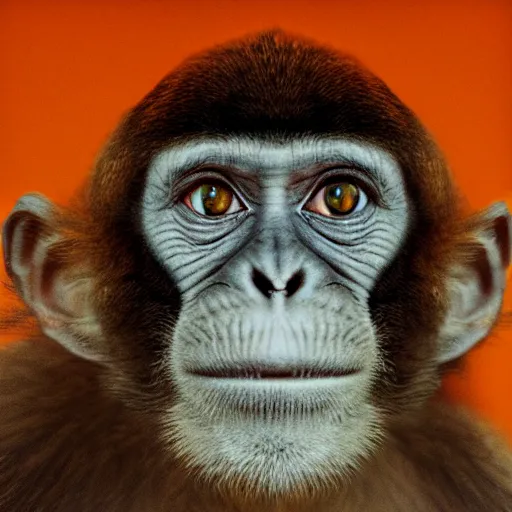 Image similar to monkey portrait