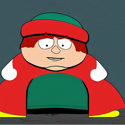 Prompt: eric cartman dressed as mao tse dong