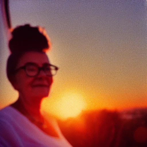 Prompt: beautiful hyperdetailed photograph of your mom, golden hour, soft focus, medium shot, 8 k, portra 4 0 0