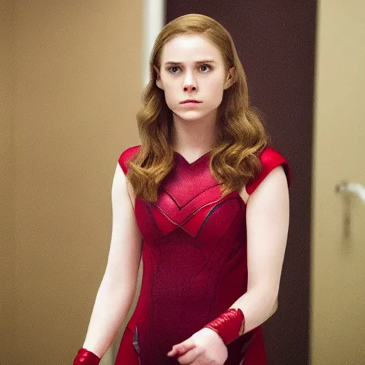 Image similar to Erin Moriarty as Scarlet Witch