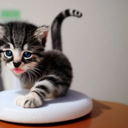 Image similar to printing a kitten in 3d printer