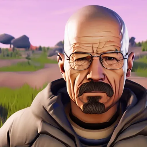 Prompt: a detailed portrait of walter white in fortnite, unreal engine 5 rendered, incredibly highly detailed and realistic, 8 k, sharp focus, studio quality