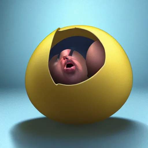 Image similar to chris evans hatches from an open egg, very detailed, very realistic, photoshop, dramatic lighting, 8 k