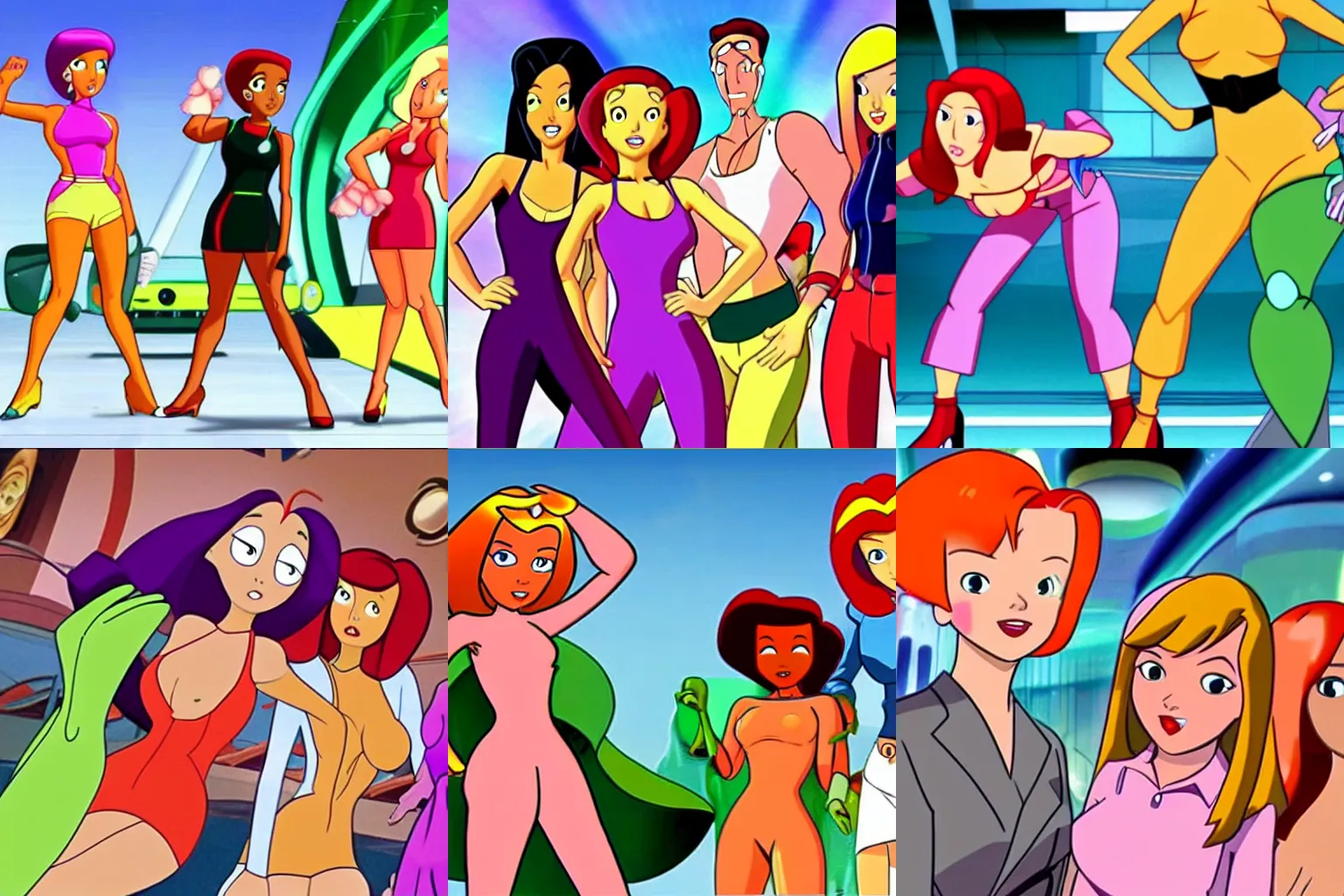 Prompt: Totally spies is not a fetish show