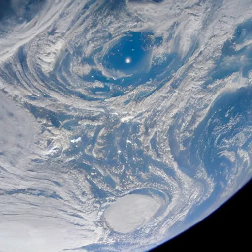 Prompt: a photo of earth from space, earth is a rectangle, as seen from the space station.