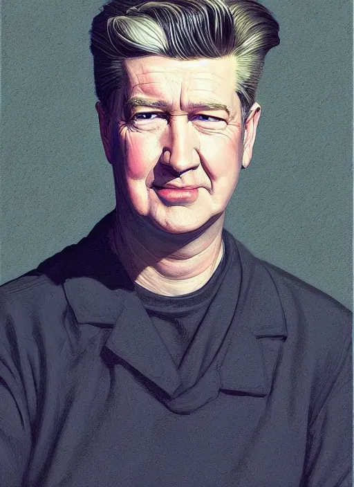 Prompt: portrait of a young david lynch, highly detailed, centered, solid color background, digital painting, artstation, concept art, smooth, sharp focus, illustration, artgerm, donato giancola, joseph christian leyendecker, basil gogos, les edwards, ed repka, wlop, artgerm