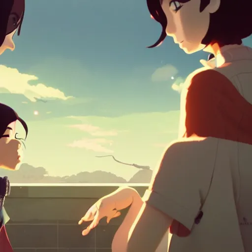 Prompt: to be or not to be : that is the question, detailed, cory loftis, james gilleard, atey ghailan, makoto shinkai, goro fujita, studio ghibli, rim light, exquisite lighting, clear focus, very coherent, plain background