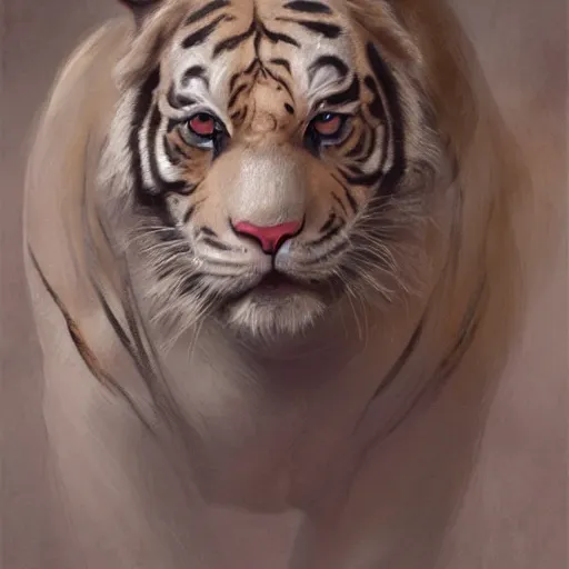 Image similar to a beautfiul award winning aesthetic commission of an antrho albino tiger wearing golden victorian aemour,digital art,art by greg rutkowski,character design by charles bowater,ross tran,photorealistic,detailed face,hyperdetailed,western comic,2021,artstation,deviantart,western comic style