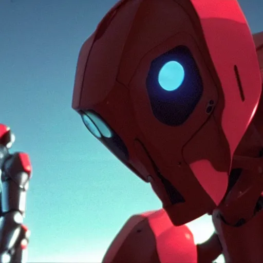 Prompt: movie still of robot evangelion, cinematic composition, cinematic light, criterion collection, by wes craven