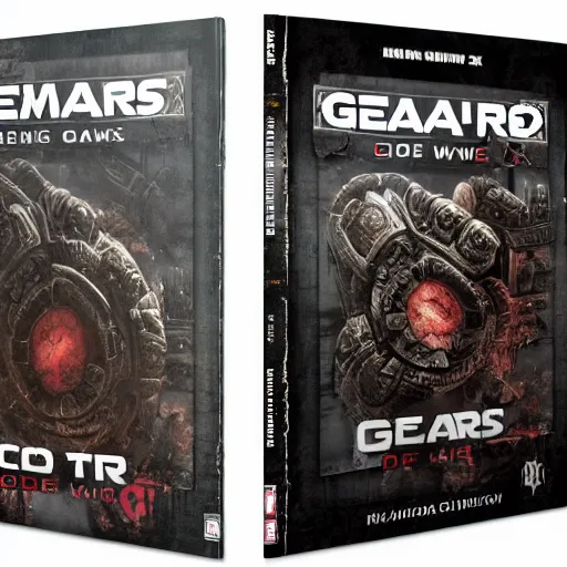 Prompt: gears of war warhammer codex book t