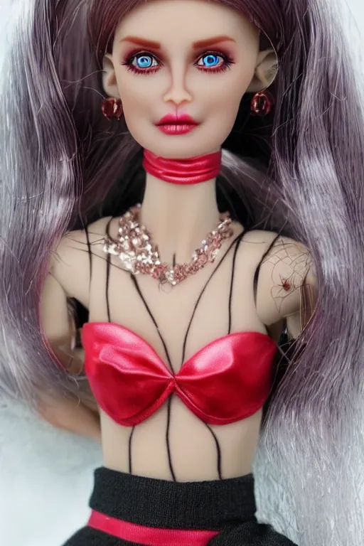 Image similar to demonic possession barbie doll, photorealistic, highly detailed,