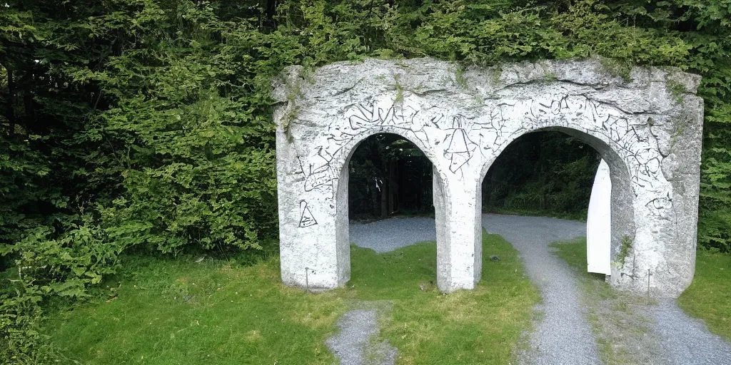 Image similar to A leyline portal in switzerland