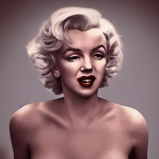 Prompt: mix of marilyn monroe and ronaldo, photorealistic, 4 k, studio lighting,