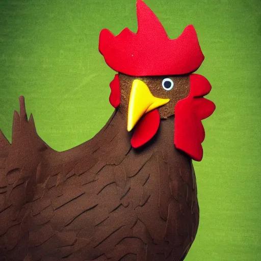 Image similar to a high quality photo of a chicken wearing a suit, 8k, digital art