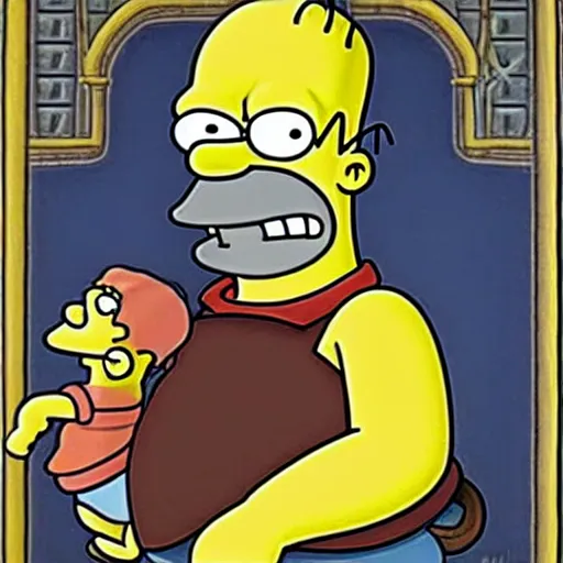 Prompt: Homer Simpson as Paul Atreides Dune