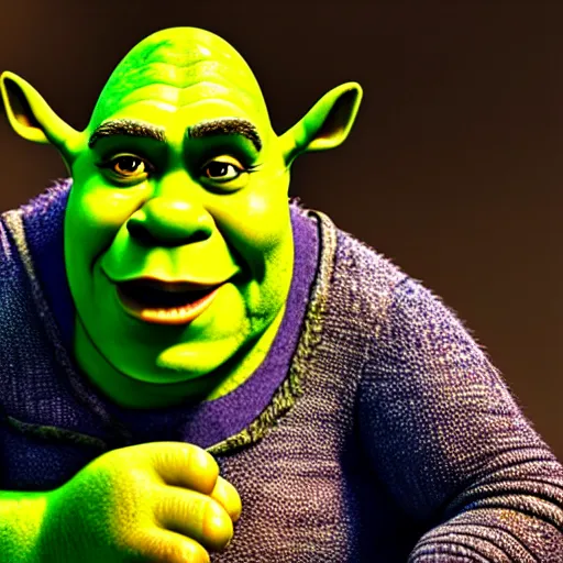 Prompt: shrek as gandalf, highly detailed, extremely high quality, hd, 4 k, 8 k, canon 3 0 0 mm, professional photographer, 4 0 mp, lifelike, top - rated, award winning, realistic, detailed lighting, detailed shadows, sharp, no blur, edited, corrected, trending