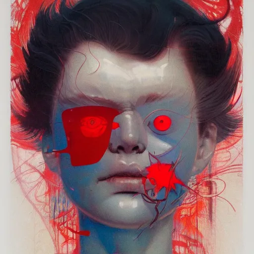 Image similar to prompt : soviet doomer portrait soft light painted by james jean and katsuhiro otomo and erik jones, inspired by akira anime, smooth face feature, intricate oil painting, high detail illustration, sharp high detail, manga and anime 1 9 9 9