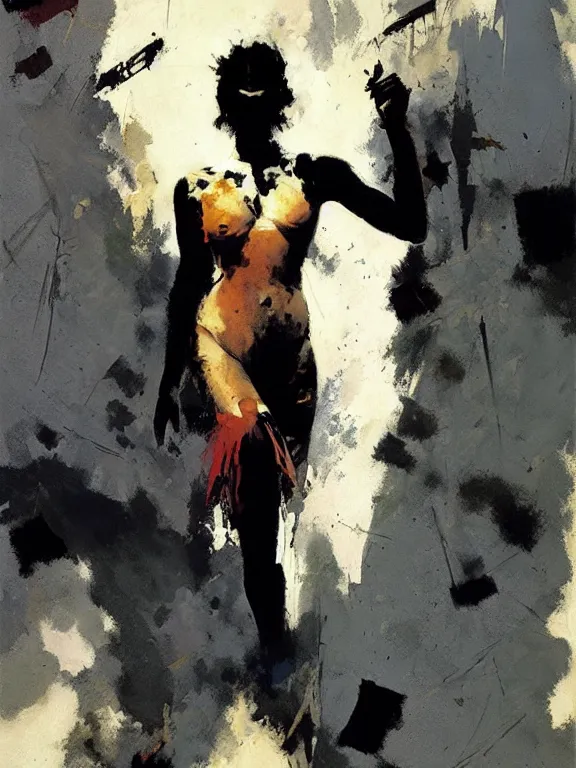 Prompt: by Jeffery Catherine Jones, Craig Mullins