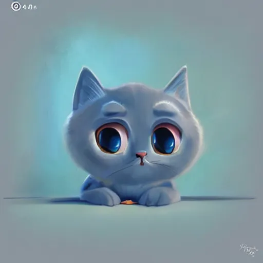Prompt: cat by pixar style, cute, illustration, digital art, concept art, most winning awards
